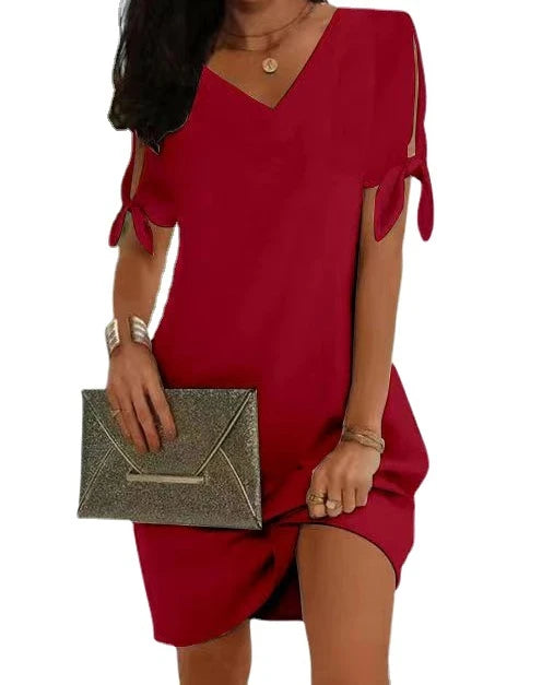 Summer V-Neck Dress – Chic, Flowy & Effortlessly Classy
Multiple colors