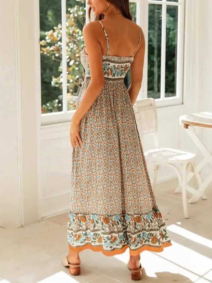 Bohemian Strapless Maxi Dress ā Floral Summer Beach Dress
Multiple colors
